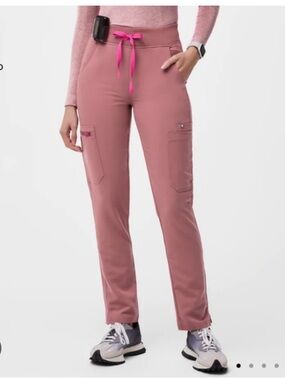 Figs high waisted Yola pants mauve
